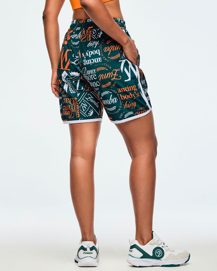 Dark Green/Orange # Class of 2001 Men's Woven Shorts