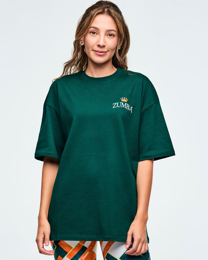 Teal Tango # Class of 2001 Oversized Top
