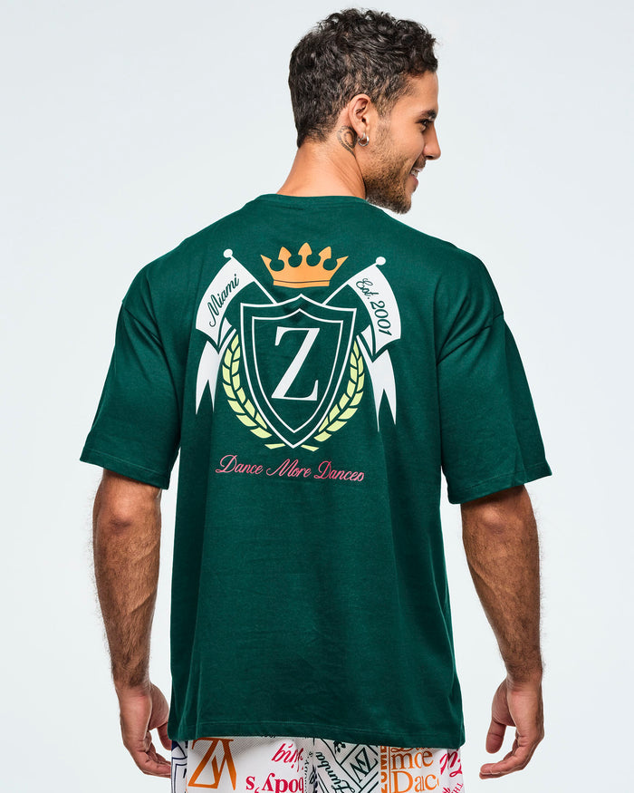 Teal Tango # Class of 2001 Oversized Top