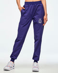 Soft Navy # Class of 2001 Stretch Woven Ankle Joggers