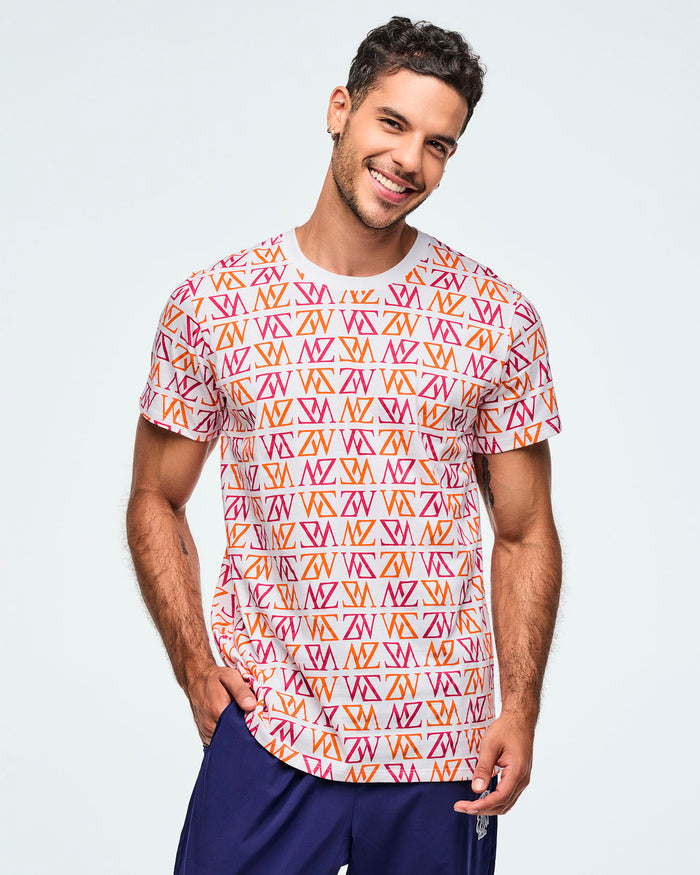 White/Pink # Class of 2001 Unisex Crew Neck Tee - White/Pink