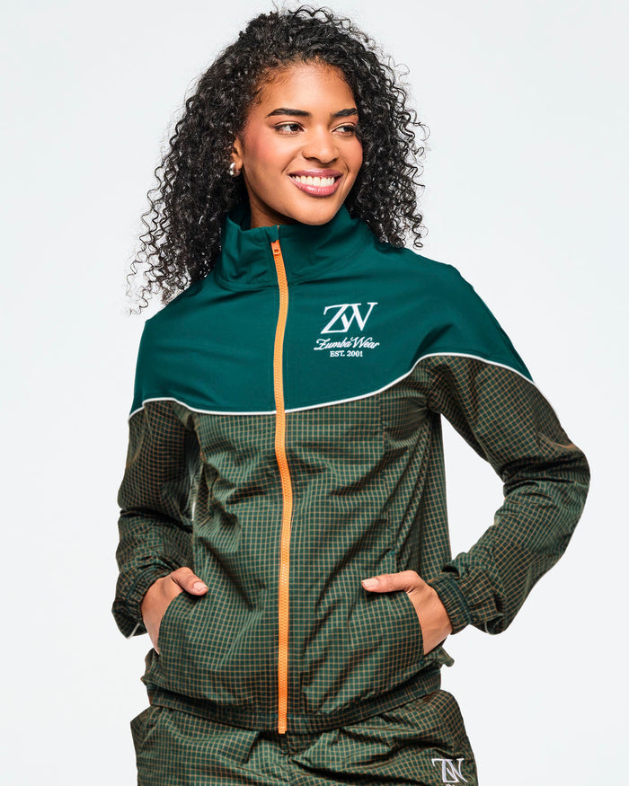 Teal Tango # Class of 2001 Unisex Curvy Yoke Jacket