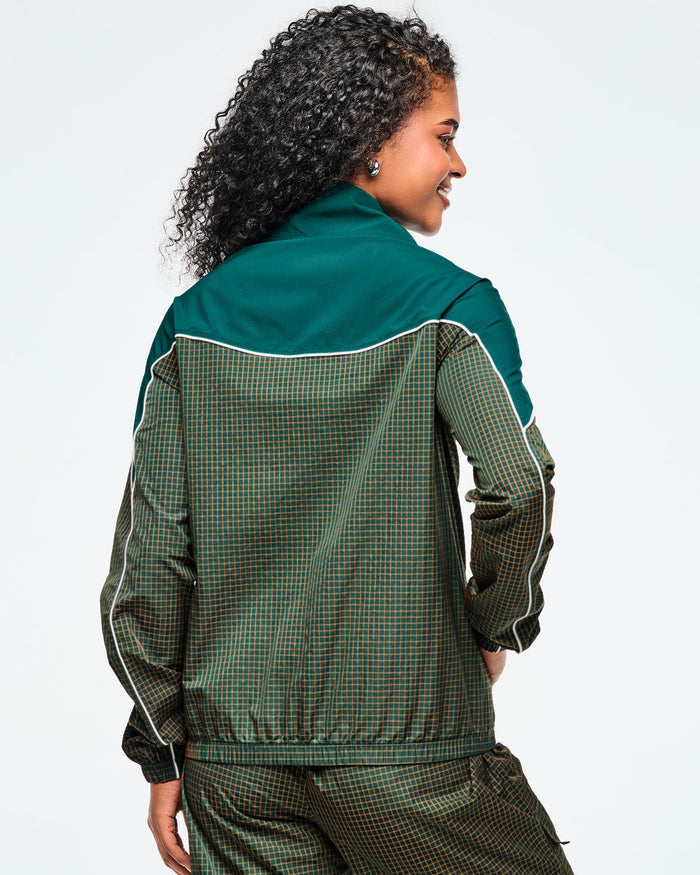 Teal Tango # Class of 2001 Unisex Curvy Yoke Jacket
