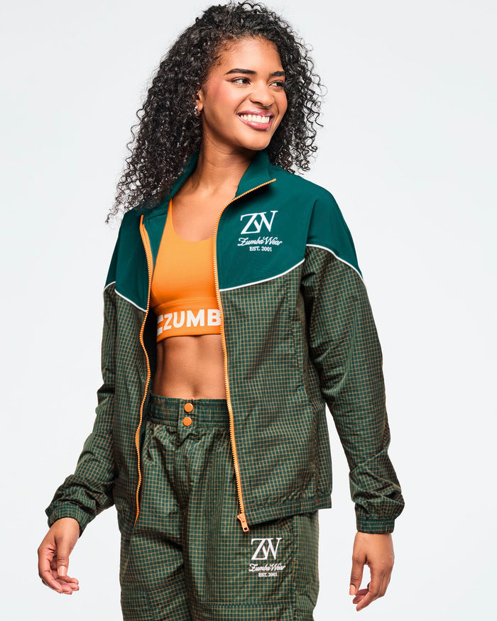 Teal Tango # Class of 2001 Unisex Curvy Yoke Jacket