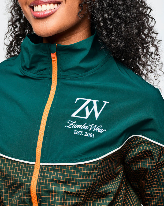 Teal Tango # Class of 2001 Unisex Curvy Yoke Jacket