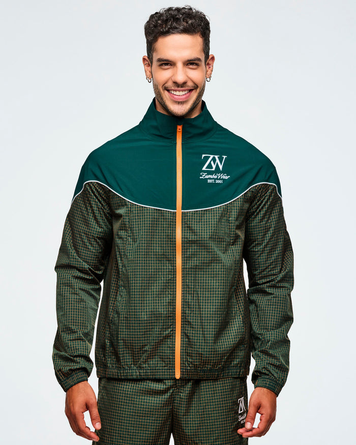 Teal Tango # Class of 2001 Unisex Curvy Yoke Jacket