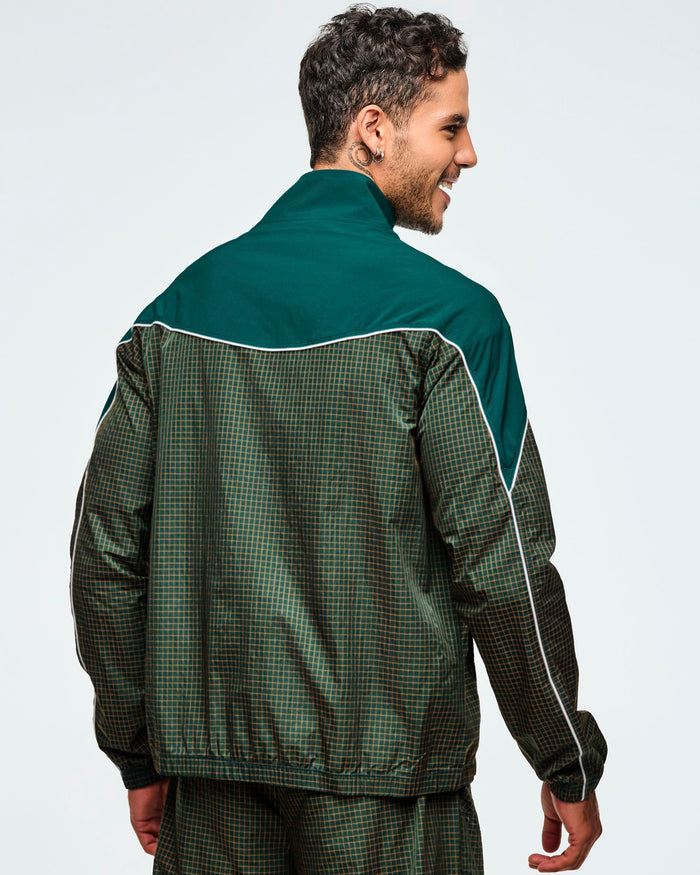 Teal Tango # Class of 2001 Unisex Curvy Yoke Jacket