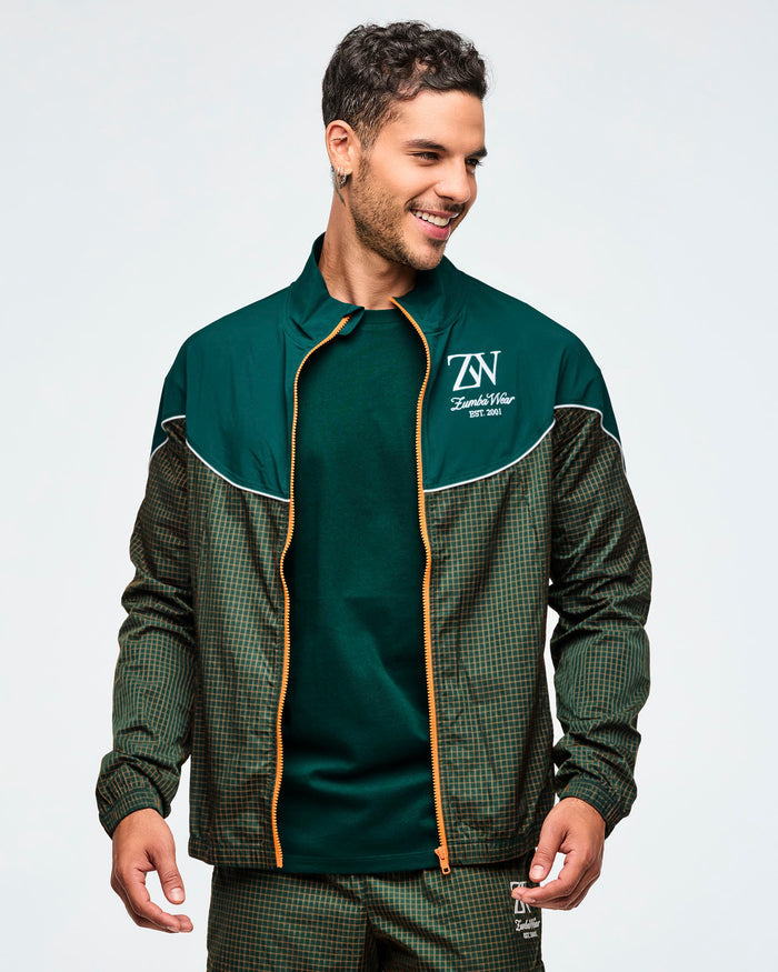 Teal Tango # Class of 2001 Unisex Curvy Yoke Jacket