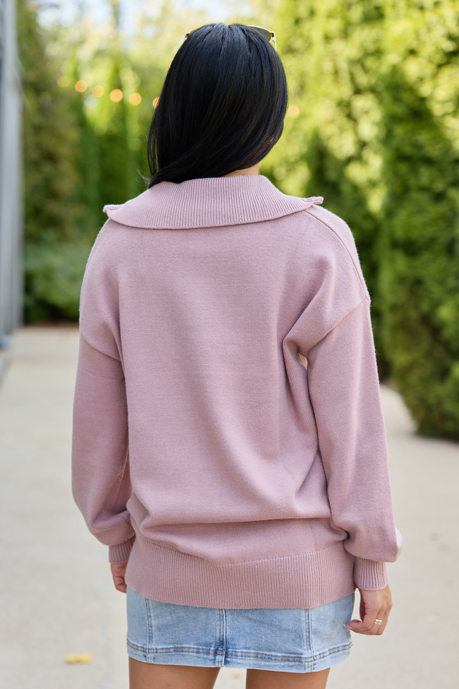 Classic By Nature Taupe Quarter Zip