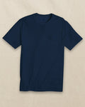 The front view of the Southern Tide Classic Short Sleeve Pocket T-Shirt in Navy by Southern Tide - Navy