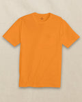 The front view of the Southern Tide Classic Short Sleeve Pocket T-Shirt in Rocky Top Orange by Southern Tide - Rocky Top Orange