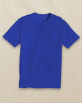 The front view of the Southern Tide Classic Short Sleeve Pocket T-Shirt in University Blue by Southern Tide - University Blue