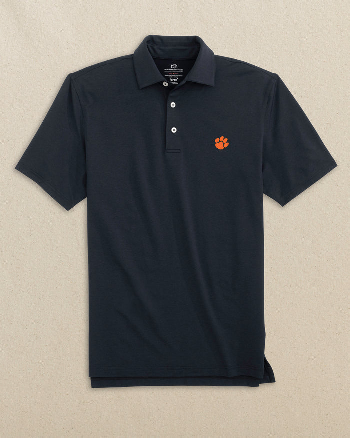 Clemson Tigers brrr°®-eeze Heather Performance Polo C_Polo Shirts Southern Tide