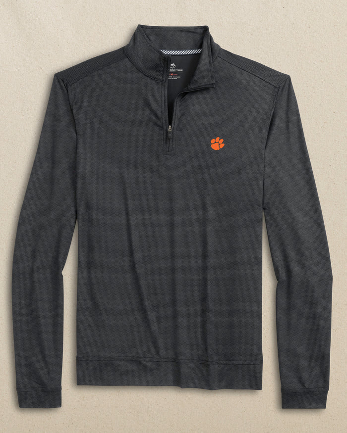 Clemson Tigers Cruiser ST Geo Printed Quarter Zip C_Outerwear Southern Tide