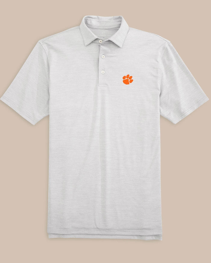 Clemson Tigers Driver Spacedye Polo Shirt C_Polo Shirts Southern Tide
