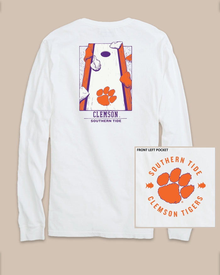 Clemson Tigers Gameday Cornhole Board T-Shirt C_T-Shirts Southern Tide