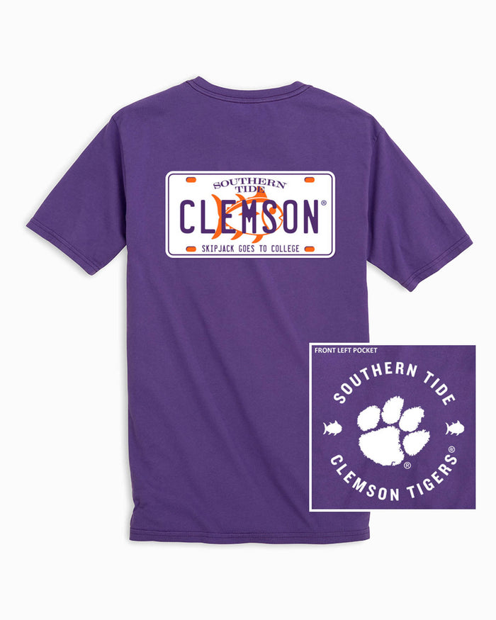 Clemson Tigers License Plate T-Shirt