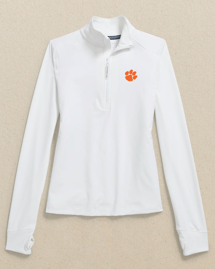 Clemson Tigers Women's Runaround Quarter Zip C_Outerwear Southern Tide