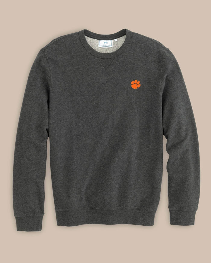Clemson Upper Deck Pullover Sweatshirt C_Outerwear Southern Tide