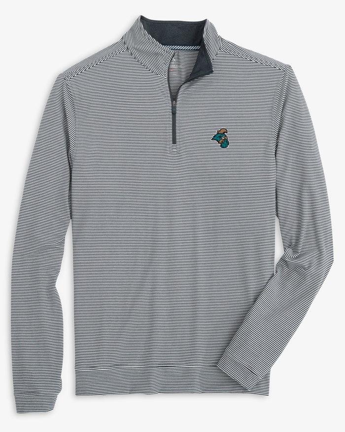 Coastal Carolina Chanticleers Cruiser Micro-Stripe Heather Quarter Zip