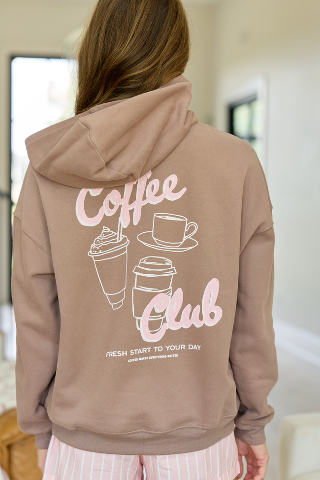 Coffee Club Mocha Graphic Hoodie