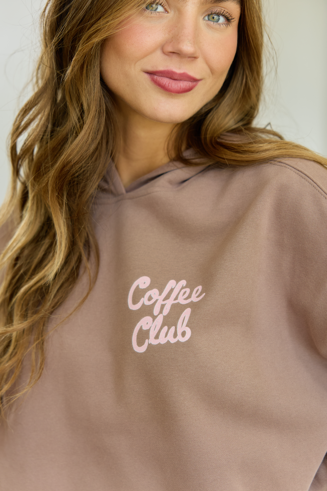 Coffee Club Mocha Graphic Hoodie