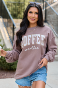 Coffee Weather Mocha Graphic Sweatshirt