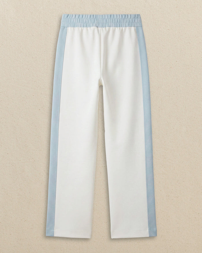 The back view of the Southern Tide Colorblock Lounge Pant by Southern Tide - Star White