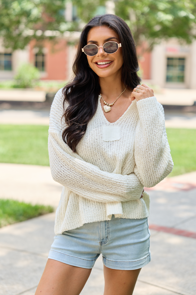 Come As You Are Light Wash Relaxed Fit Denim Shorts FINAL SALE