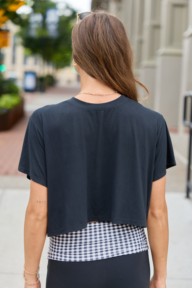 Core Confidence Black Tee FINAL SALE