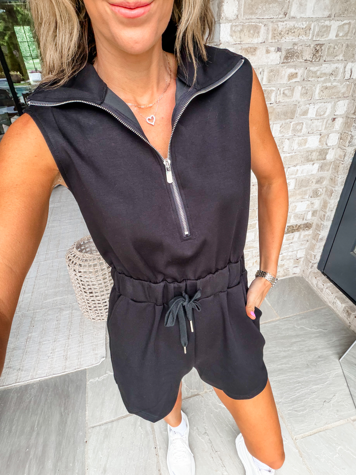 Core Ease Scuba Romper Black