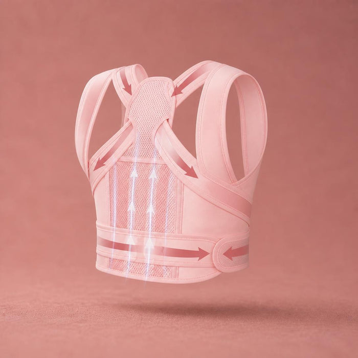Corrector De Postura Y Soporte Lumbar Para Espalda