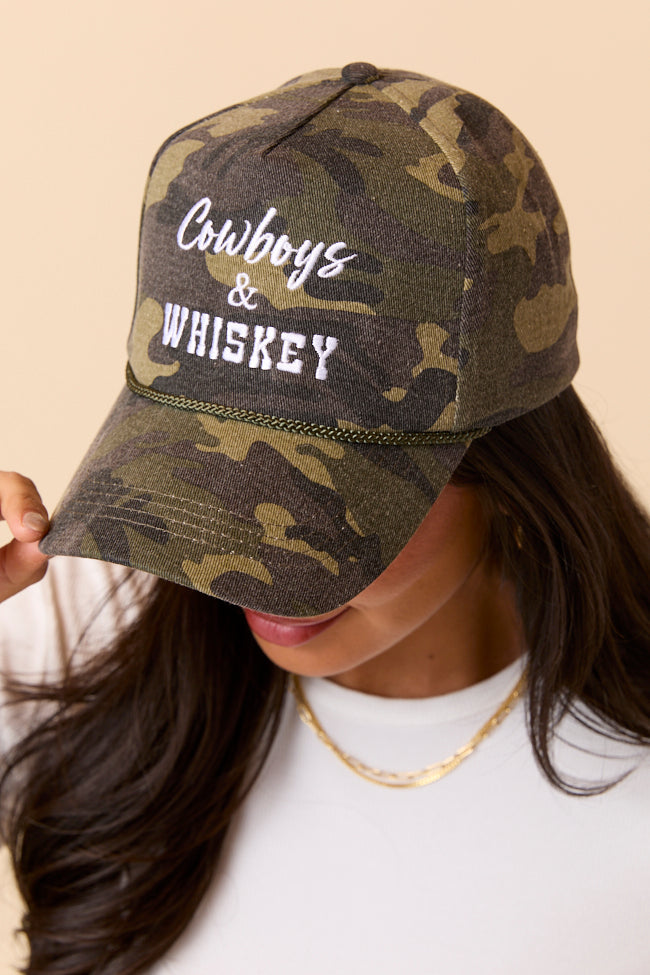 Cowboy & Whiskey Baseball Cap FINAL SALE