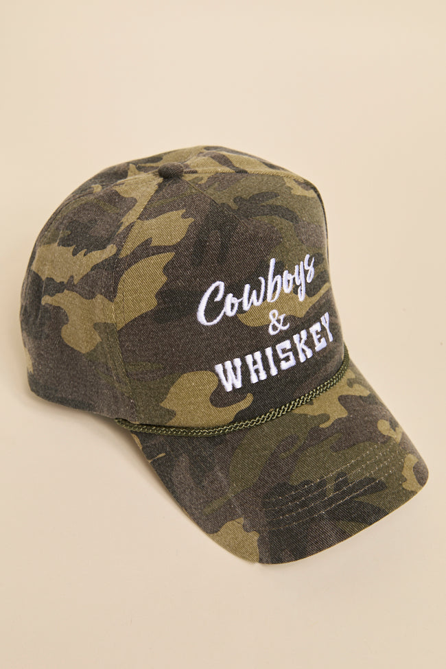 Cowboy & Whiskey Baseball Cap FINAL SALE