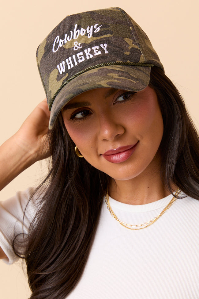 Cowboy & Whiskey Baseball Cap FINAL SALE