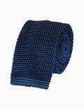 Cravatta uomo seta blu fantasia cangiante - Gallo 1927 - Official Online Shop