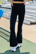 Daily Dash Black Flare Leggings