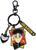 Dan Da Dan Okarun 3 Charm Glow in the Dark Metal Keychain