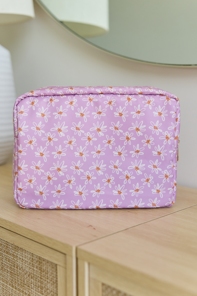 Darling Floral 4 Piece Cosmetic Bags Set