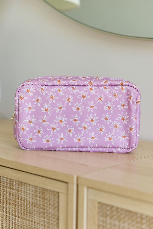Darling Floral 4 Piece Cosmetic Bags Set
