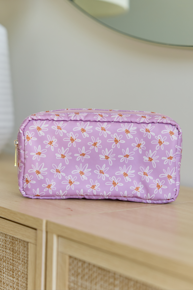 Darling Floral 4 Piece Cosmetic Bags Set