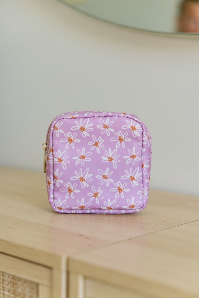 Darling Floral 4 Piece Cosmetic Bags Set