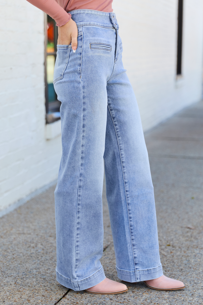 Denali High Waisted Straight Leg Jeans FINAL SALE