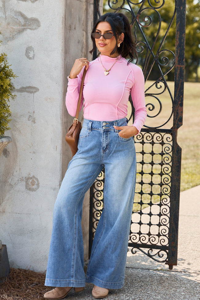 Desiree High Rise Wide Leg Jeans