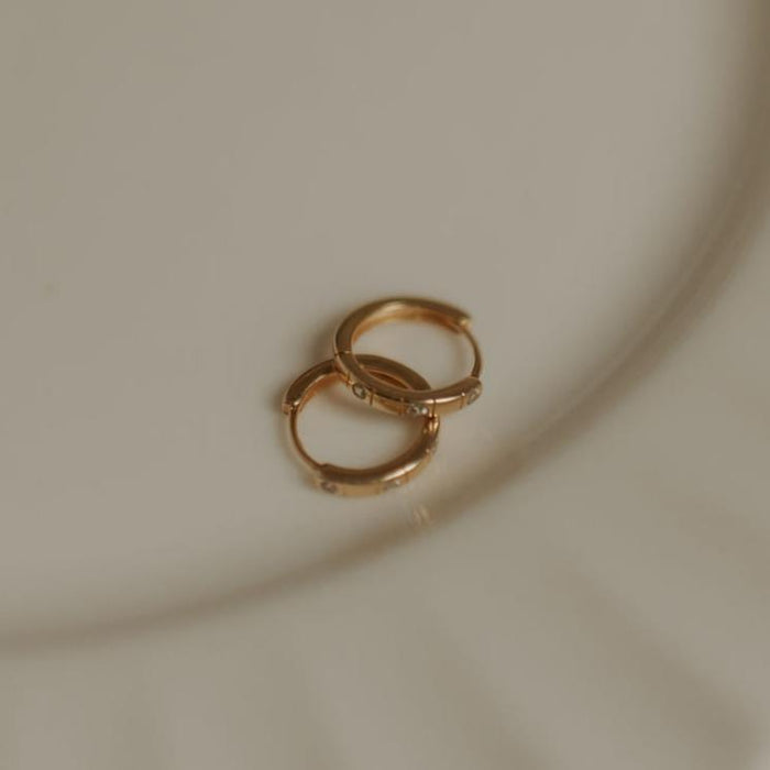Diana Diamond Hoop Earrings