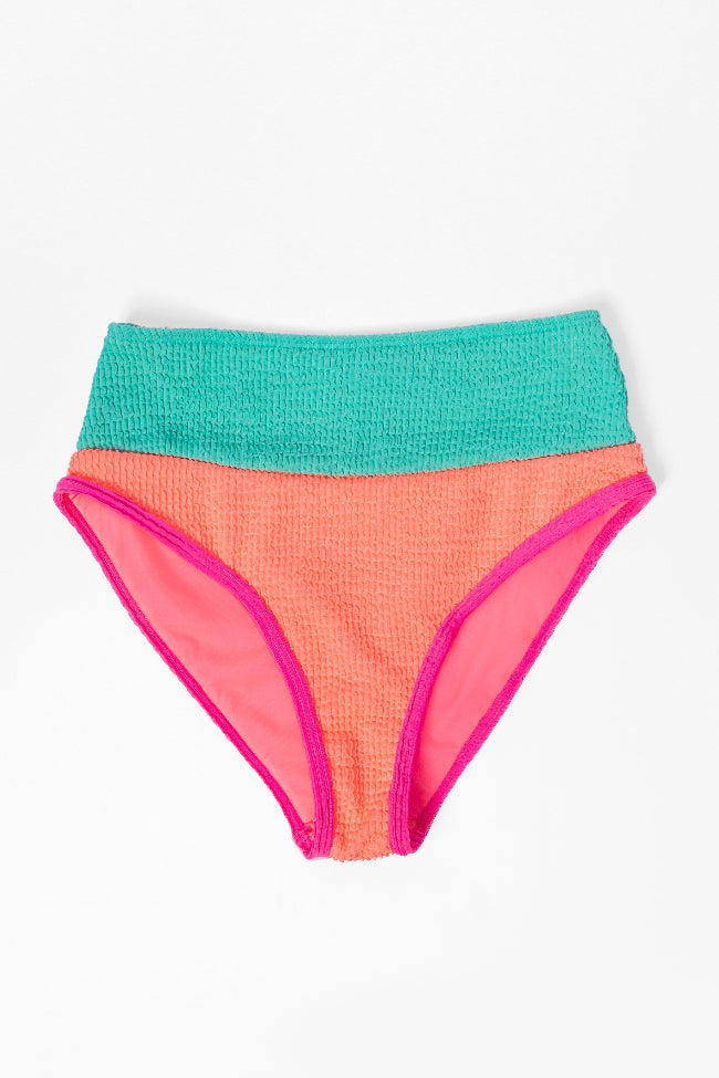 Do Not Disturb Coral Bikini Bottom FINAL SALE
