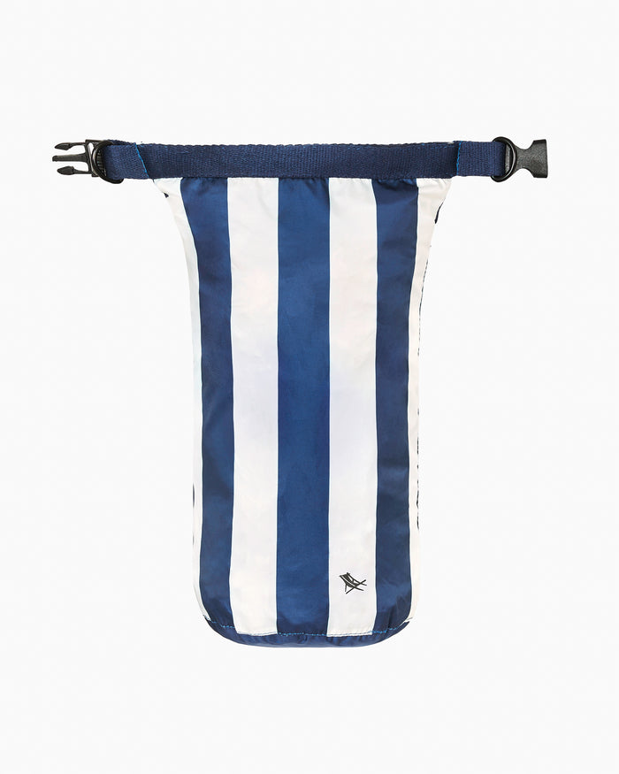 The side detail view of the Southern Tide Dock & Bay Small Dry Bag by Southern Tide - Navy