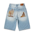 DS Camel Denim Shorts
