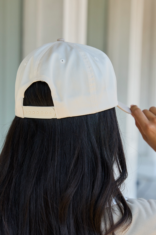 East Coast Natural/Khaki Embroidered Trucker Hat