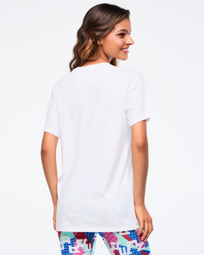 Wear It Out White # Eastern Flavor Crew Neck Tee - White